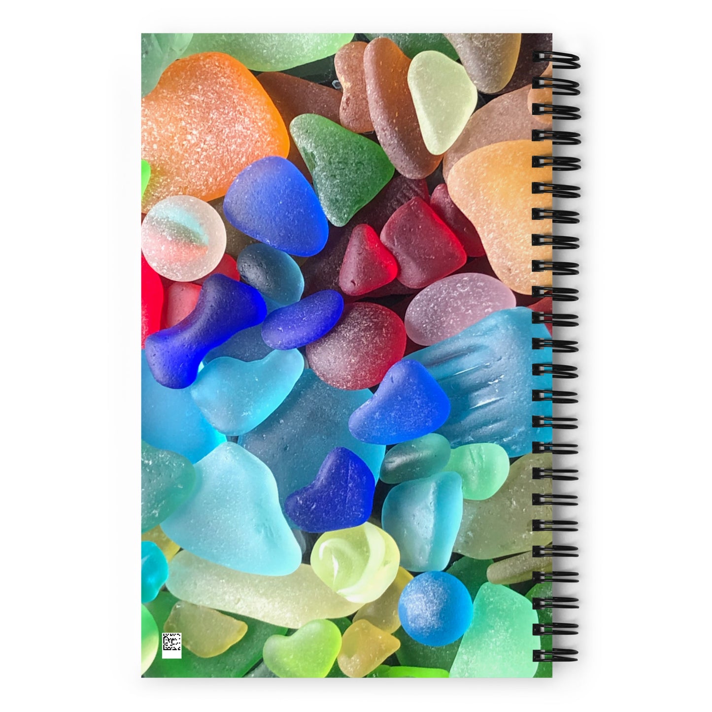 Spiral Notebook - Life Happens, Sea Glass Helps