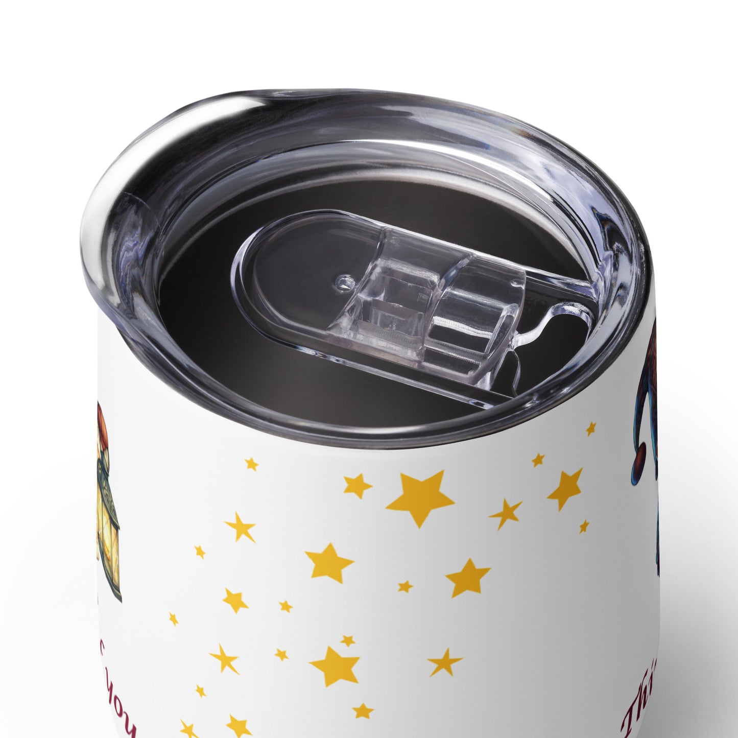 Wine Tumbler - Thinking of You Gnome