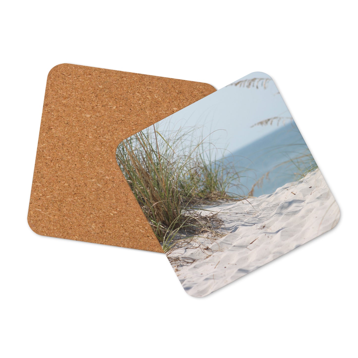 Cork-back Coaster - Dunes Beach