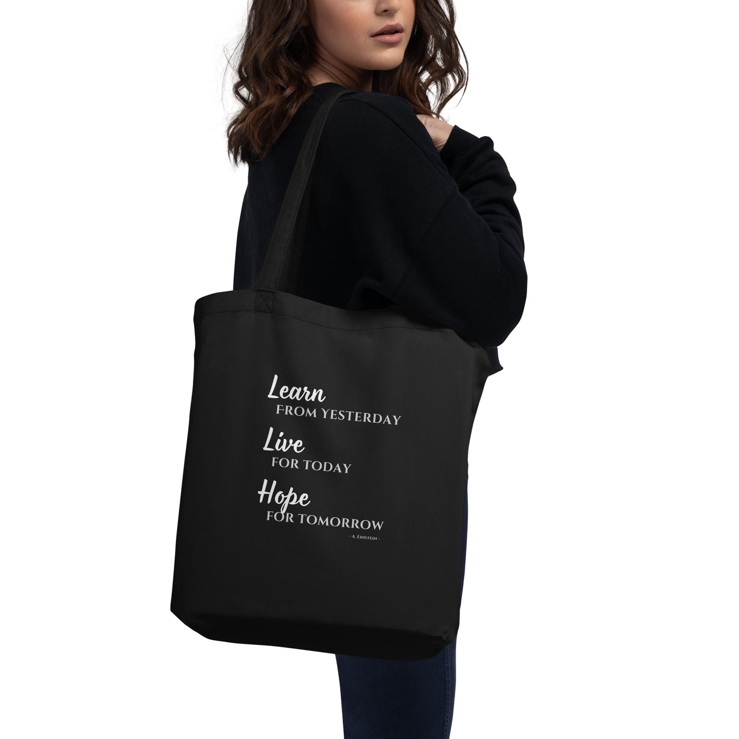 Eco Tote Bag - Learn, Live, Hope
