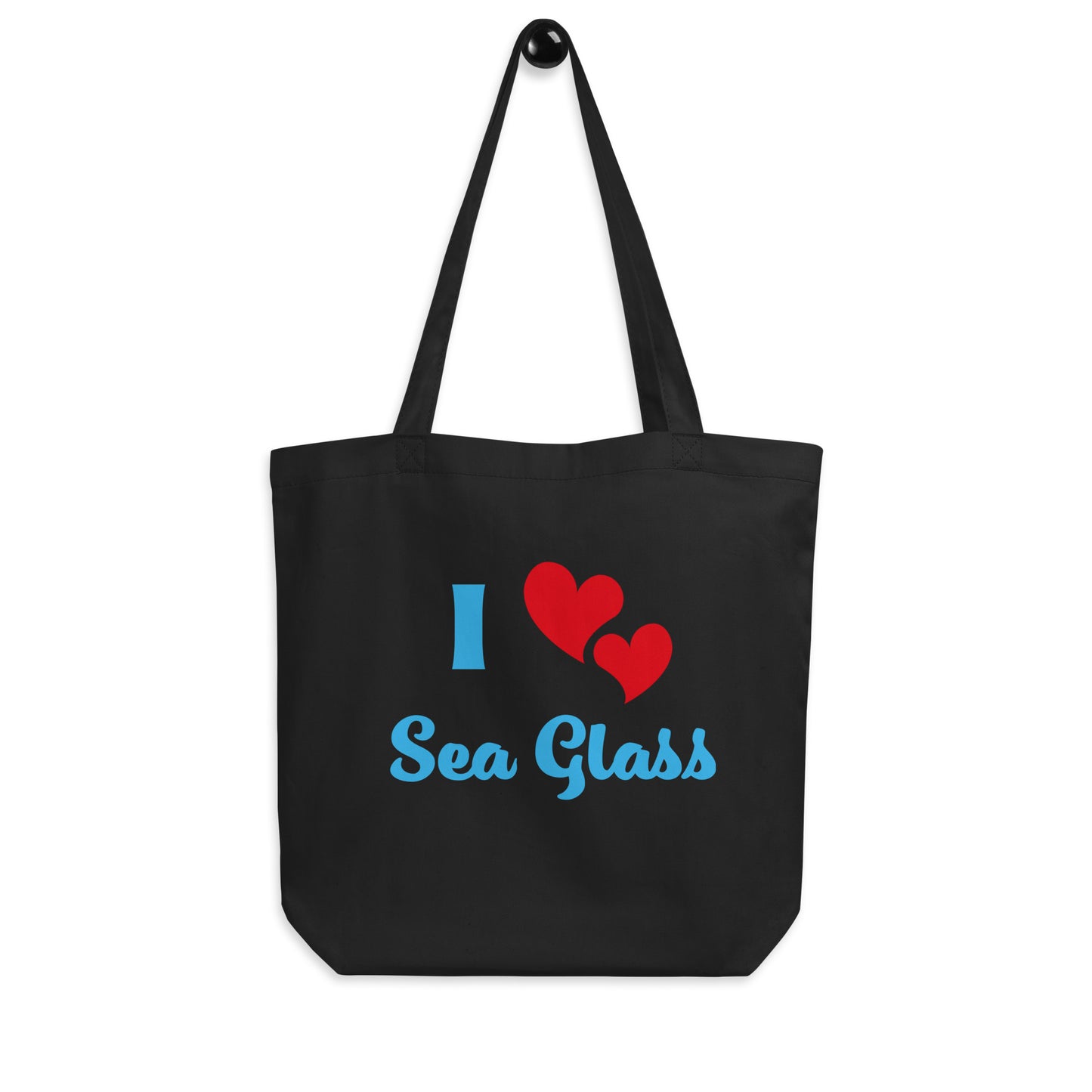 Eco Tote Bag - I Love Sea Glass!