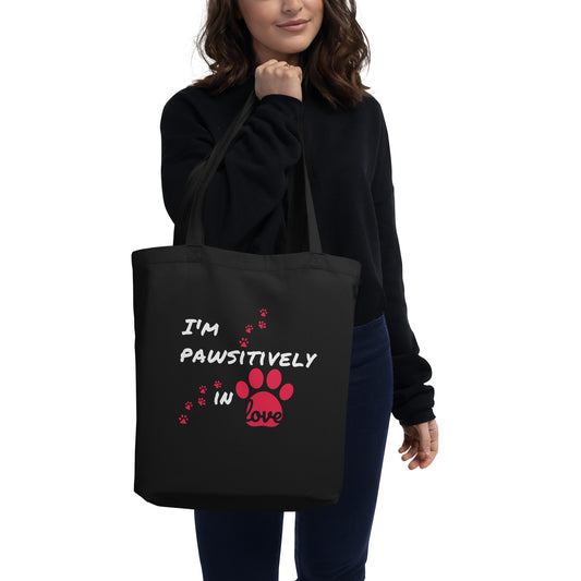 Eco Tote Bag - Pawsitively in Love