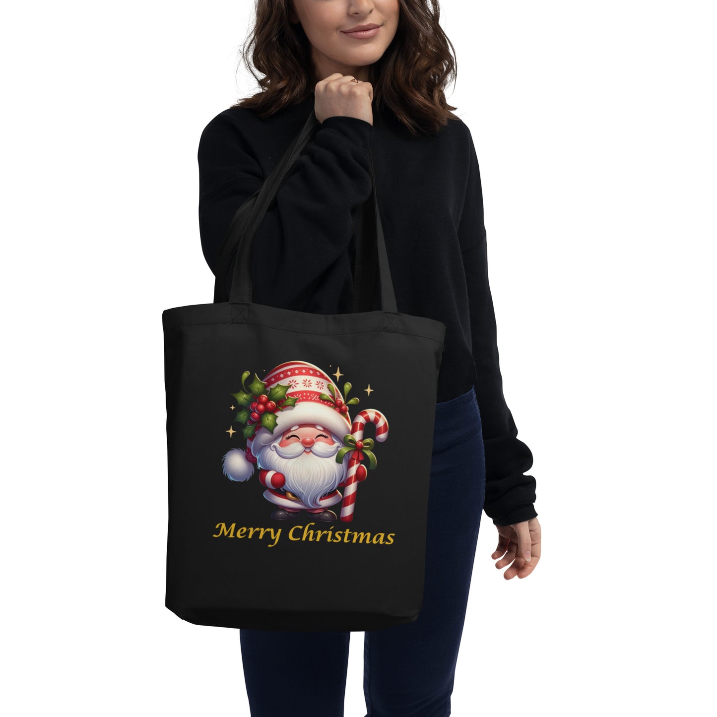 Eco Tote Bag - Merry Christmas Gnome