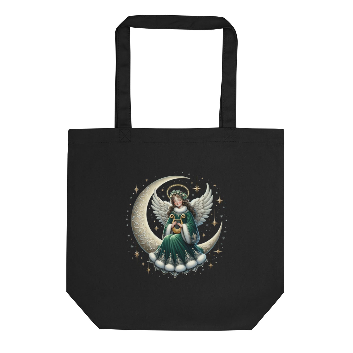 Eco Tote Bag - Green Robed Angel