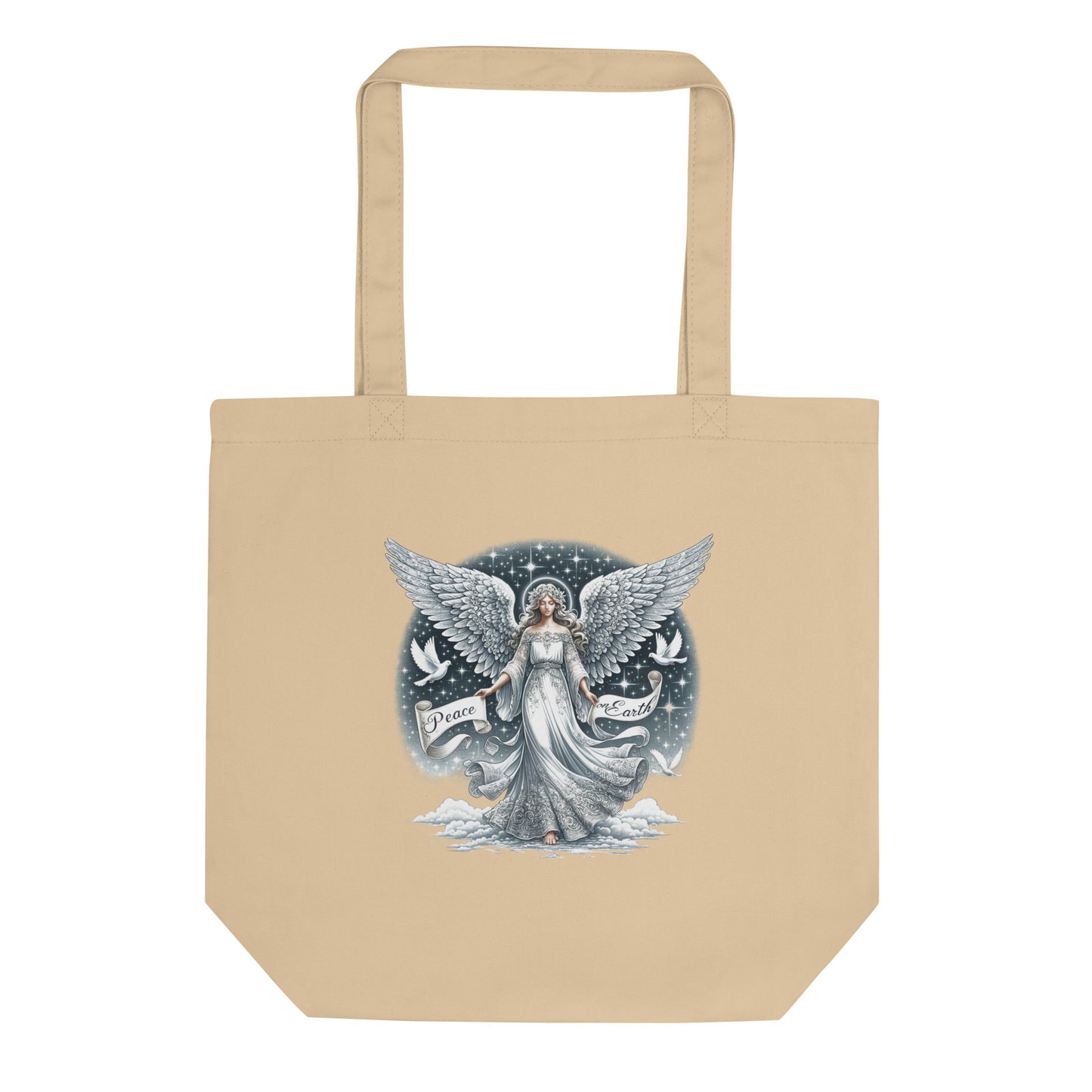 Eco Tote Bag - Peace on Earth Angel