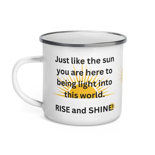 Enamel Mug - Rise and Shine