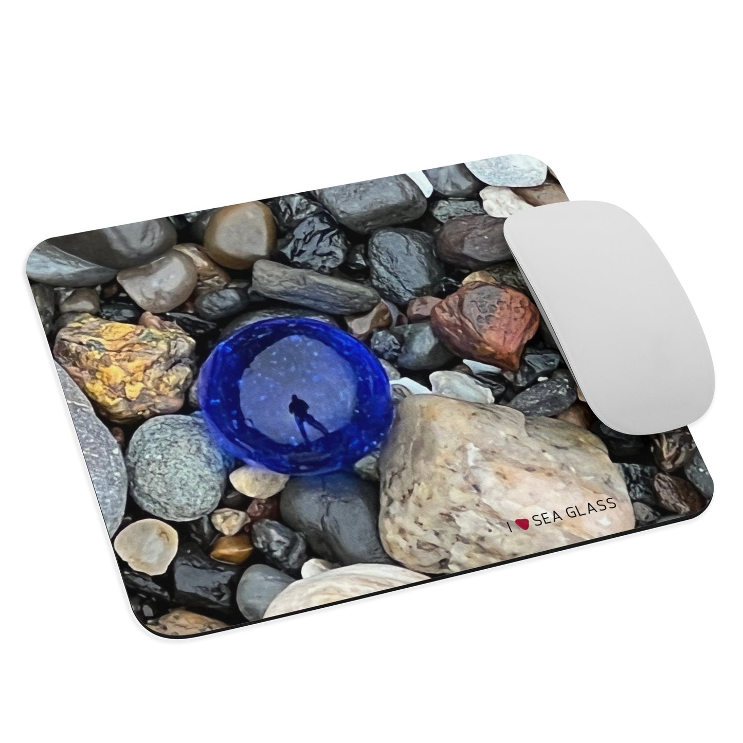 Mouse Pad - The Man in the Sea Glass Marble!