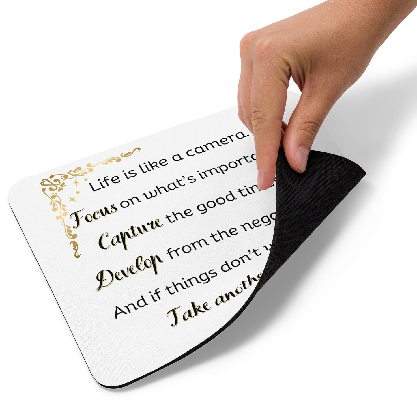 Mouse Pad - Life is Like a Camera