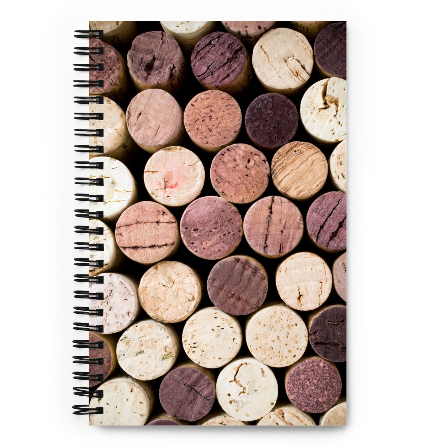 Spiral Notebook - Wine Eye Chart