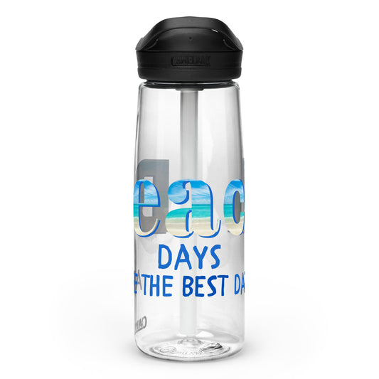 Sports Water Bottle - Beach Days are the Best Days