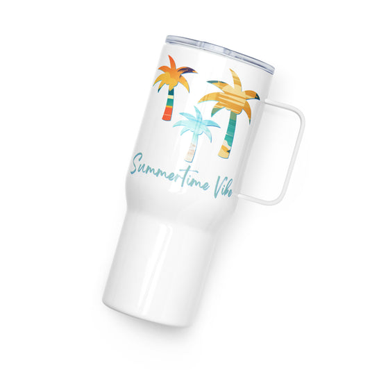 Travel Mug with a Handle - Summertime Vibe