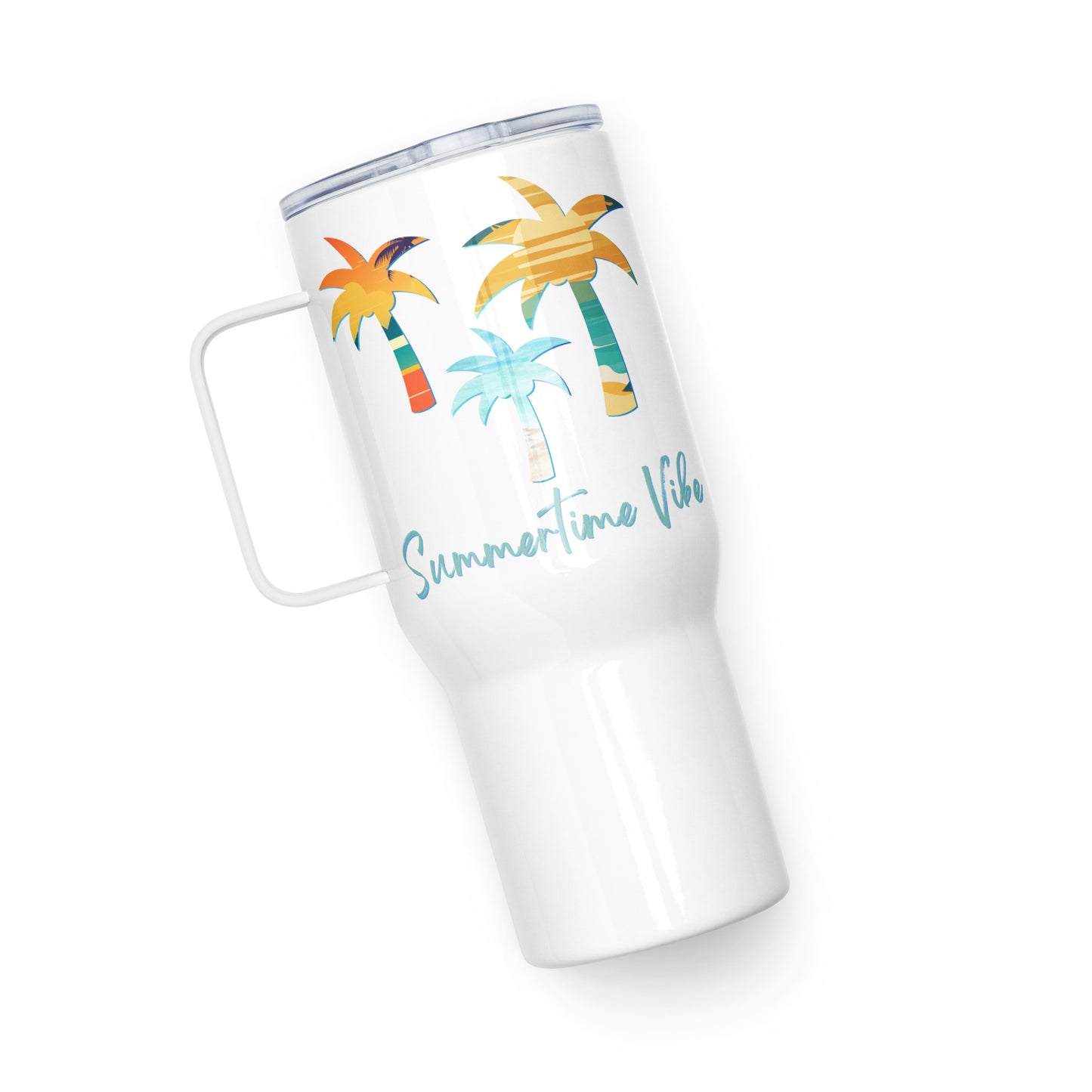 Travel Mug with a Handle - Summertime Vibe