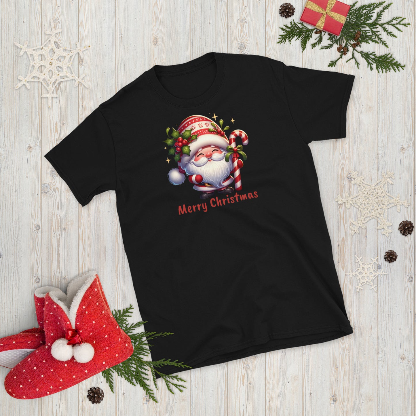 Short-Sleeve Unisex T-Shirt - Merry Christmas Gnome