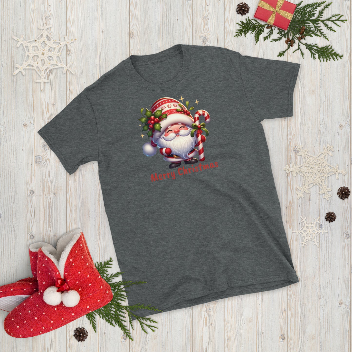 Short-Sleeve Unisex T-Shirt - Merry Christmas Gnome