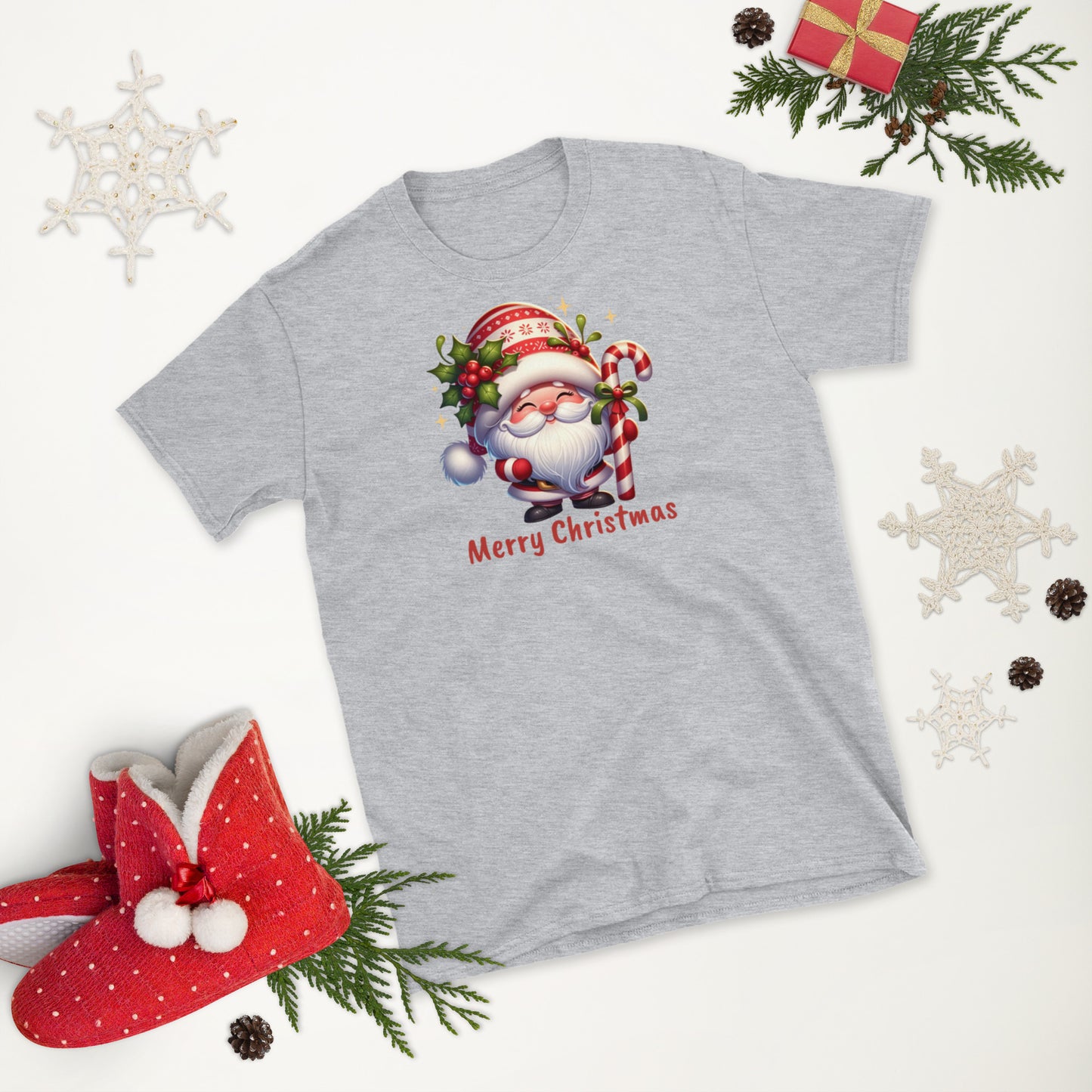 Short-Sleeve Unisex T-Shirt - Merry Christmas Gnome