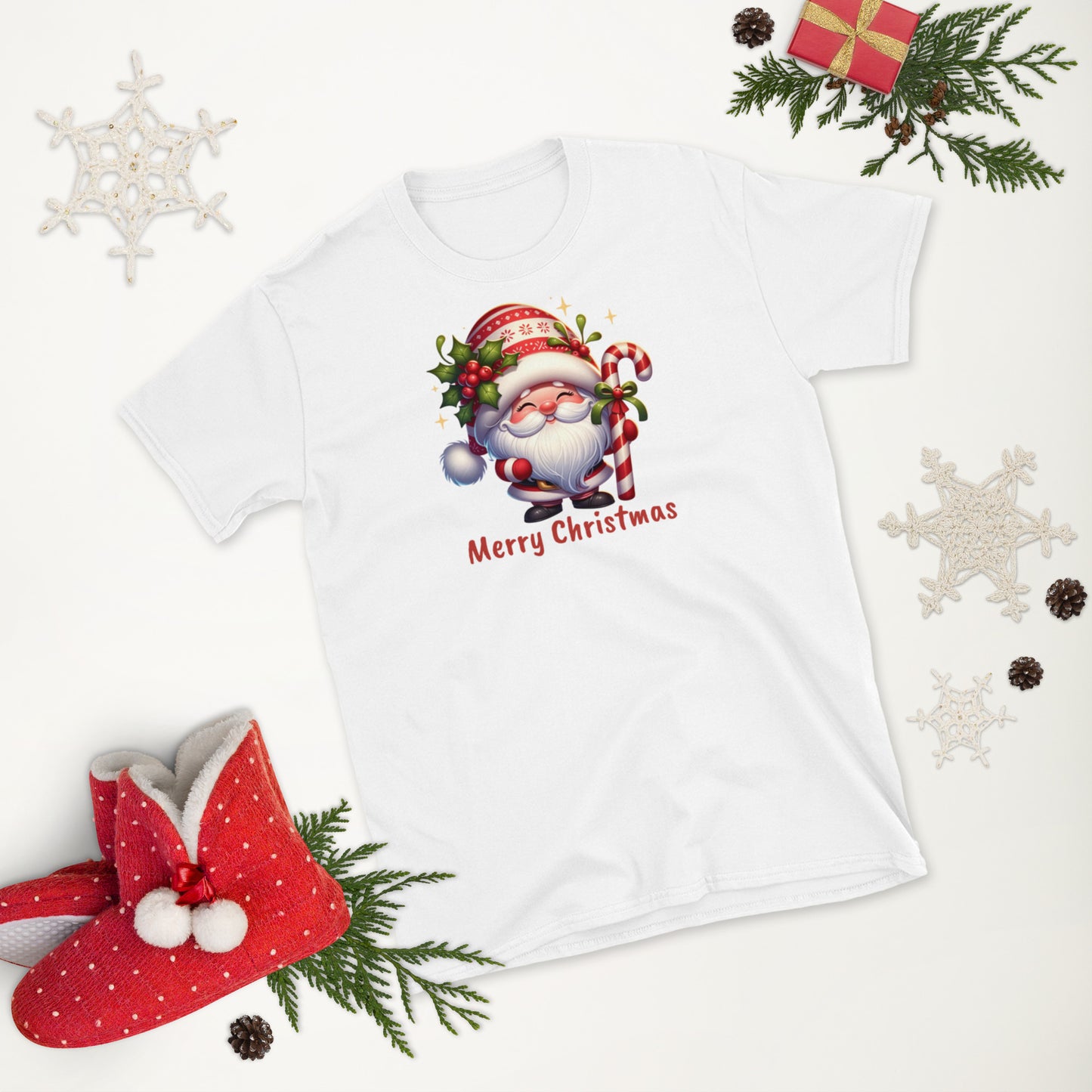 Short-Sleeve Unisex T-Shirt - Merry Christmas Gnome