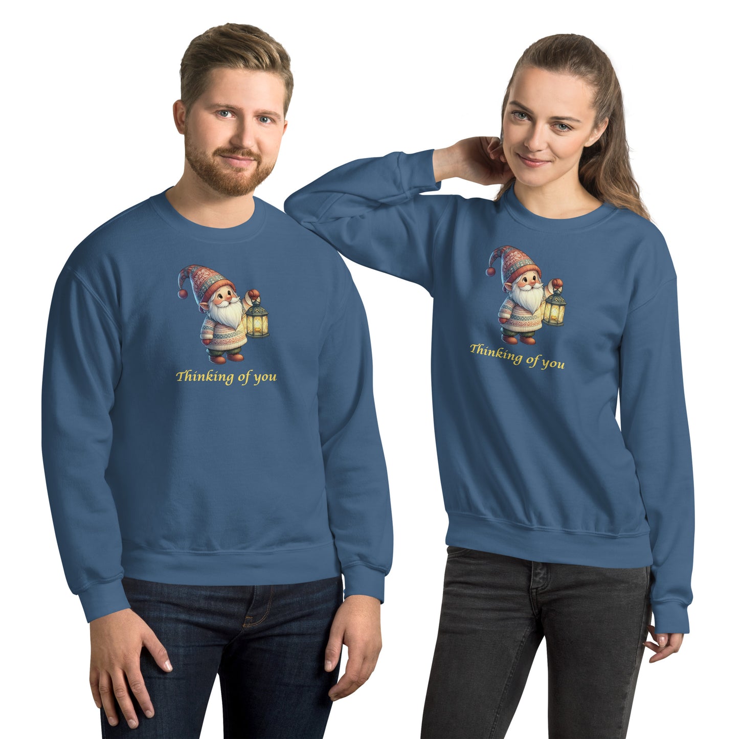 Unisex Sweatshirt - Thinking of You Gnome