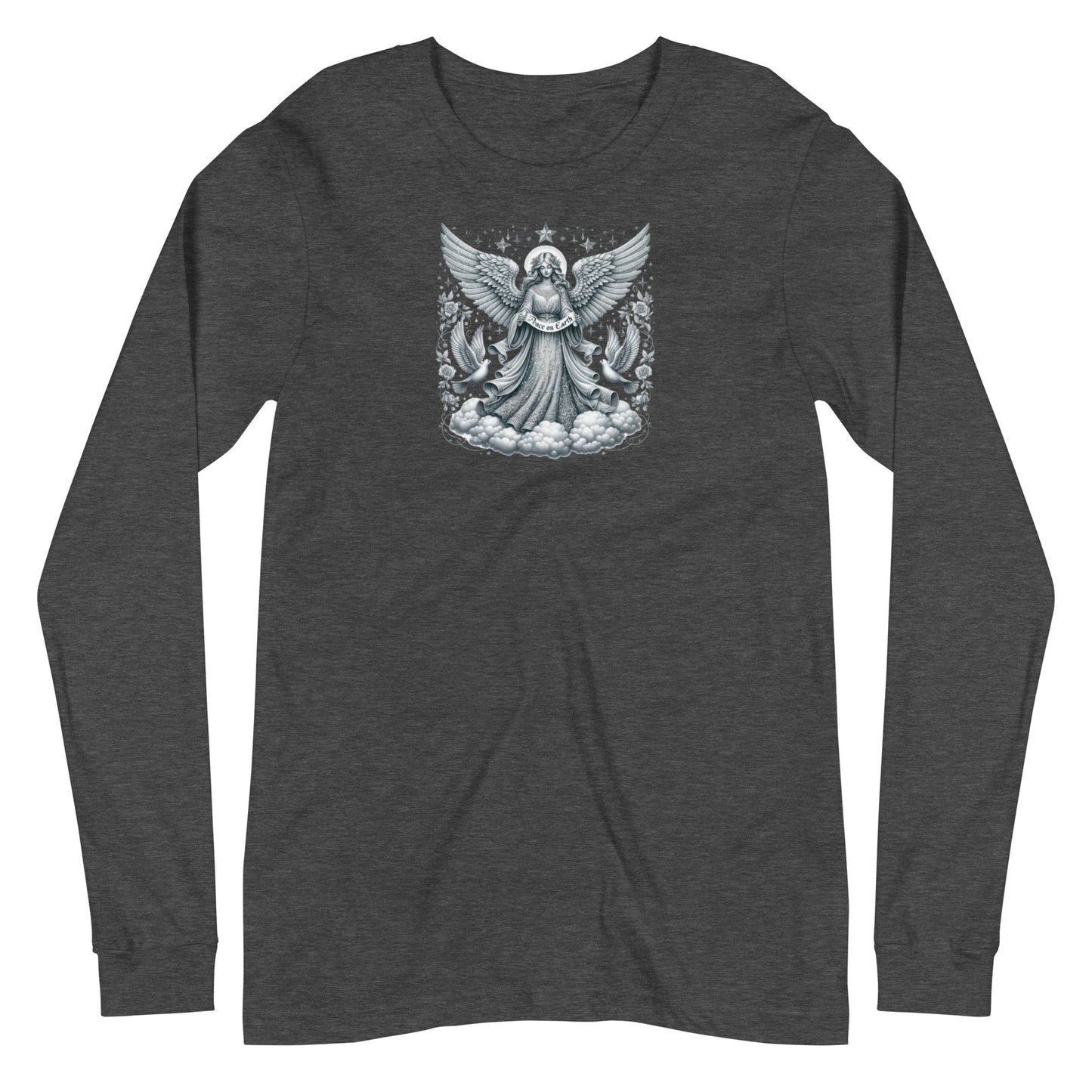 Unisex Long Sleeve Tee - Peace on Earth Angel