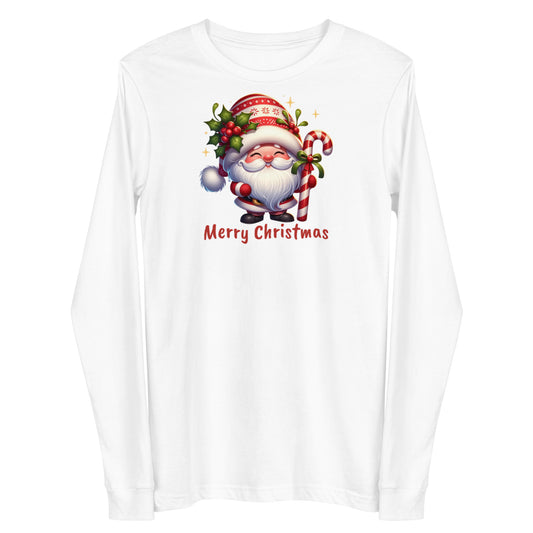 Unisex Long Sleeve Tee - Merry Christmas Gnome