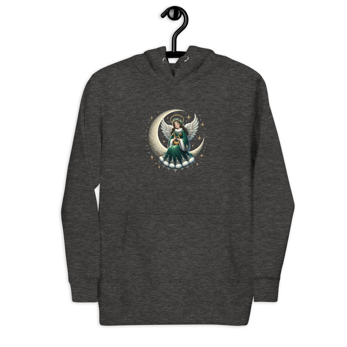 Unisex Hoodie - Green Robed Angel