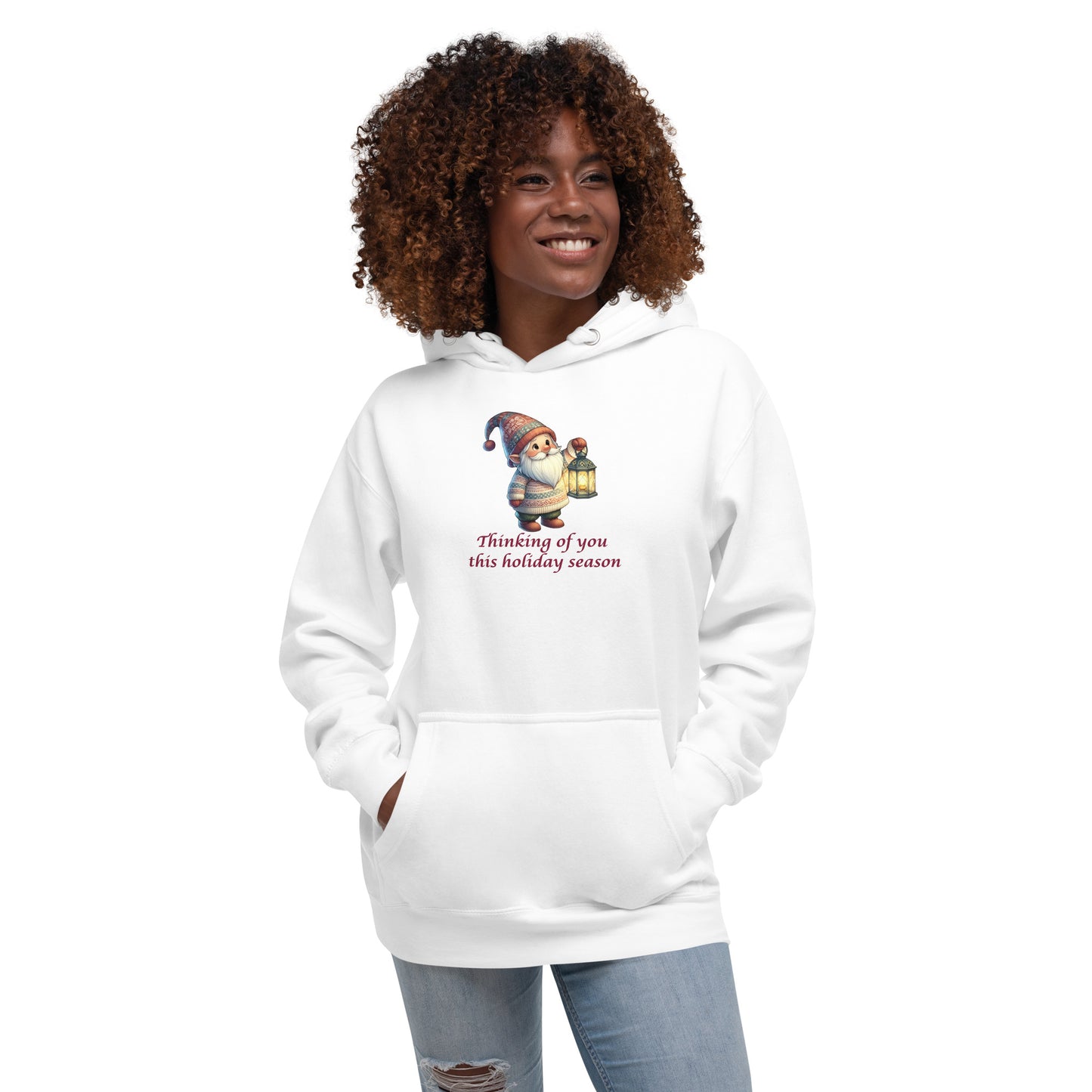 Unisex Hoodie - Thinking of You Gnome