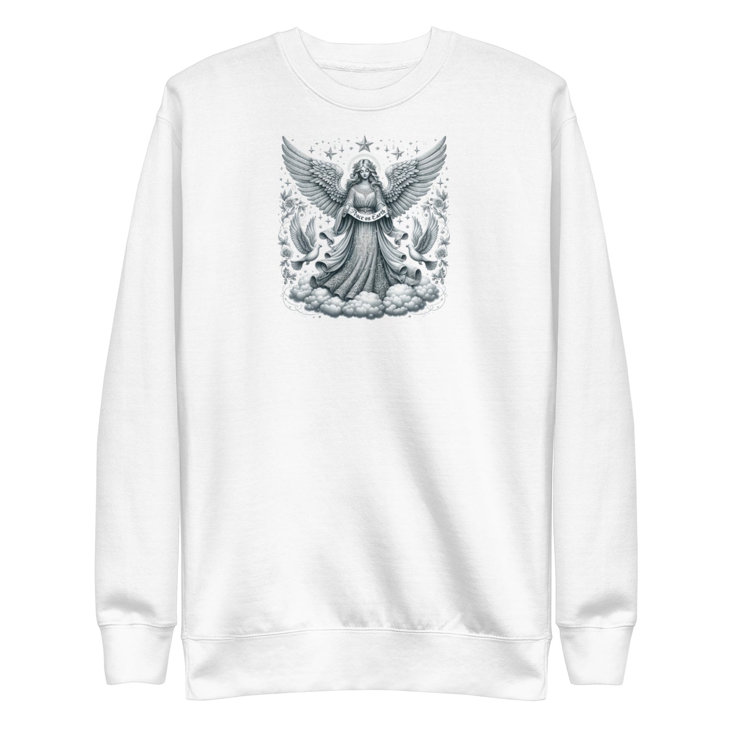 Unisex Premium Sweatshirt - Peace on Earth Angel