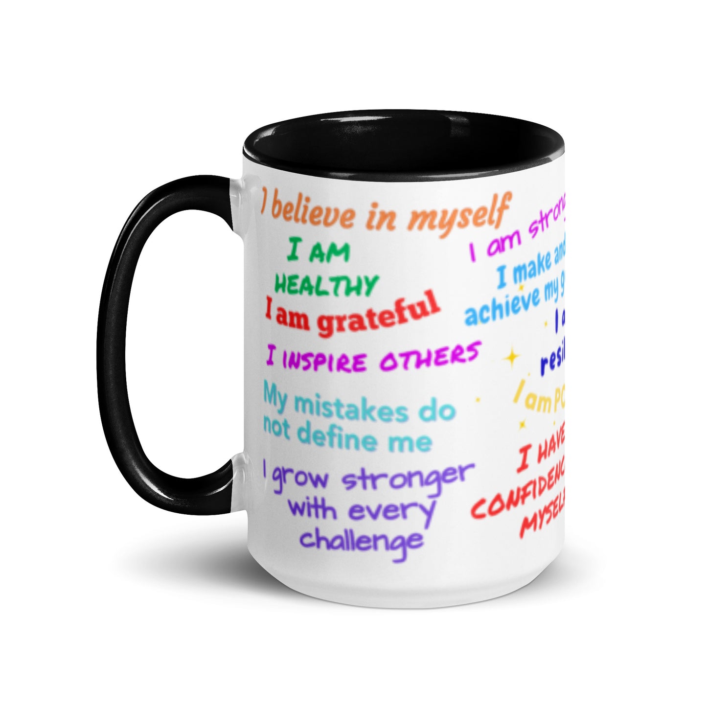 Mug with Color Inside - Daily Affirmations