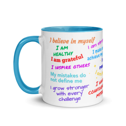 Mug with Color Inside - Daily Affirmations