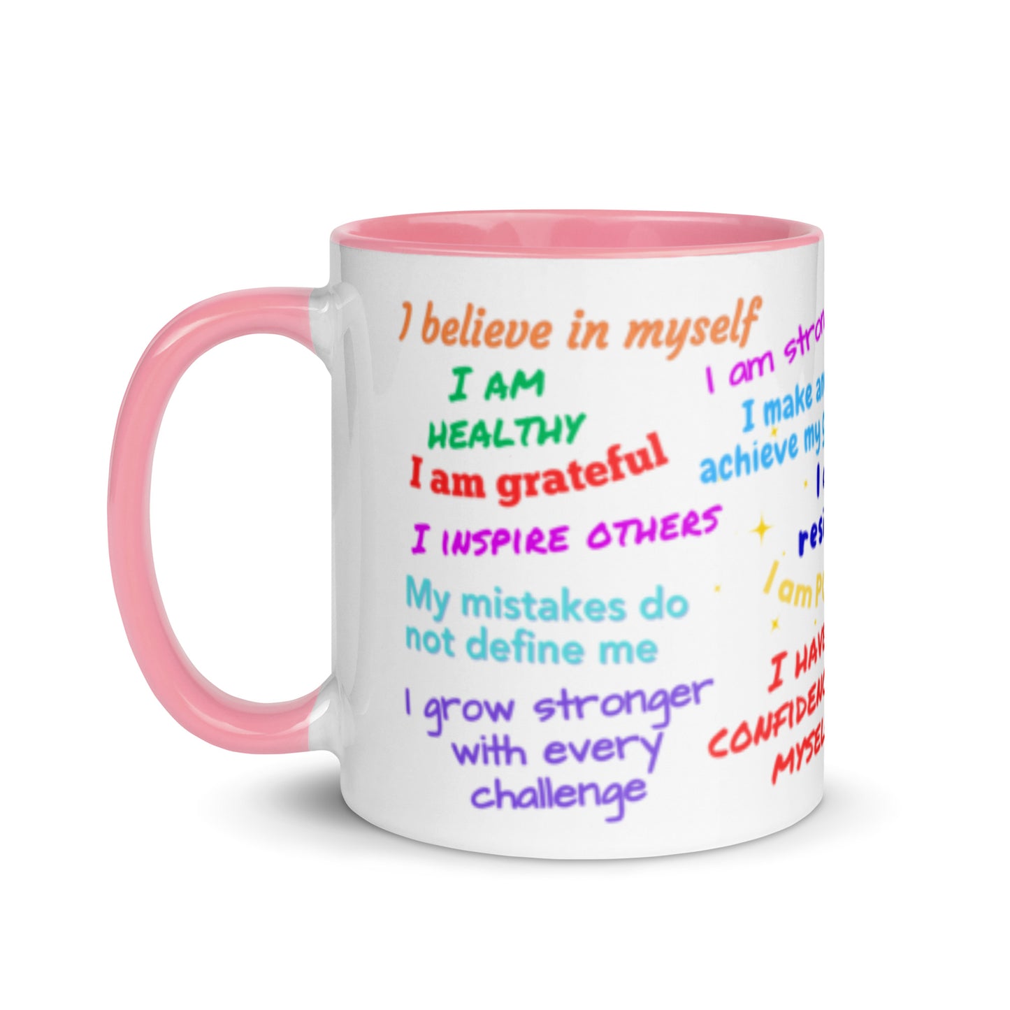 Mug with Color Inside - Daily Affirmations