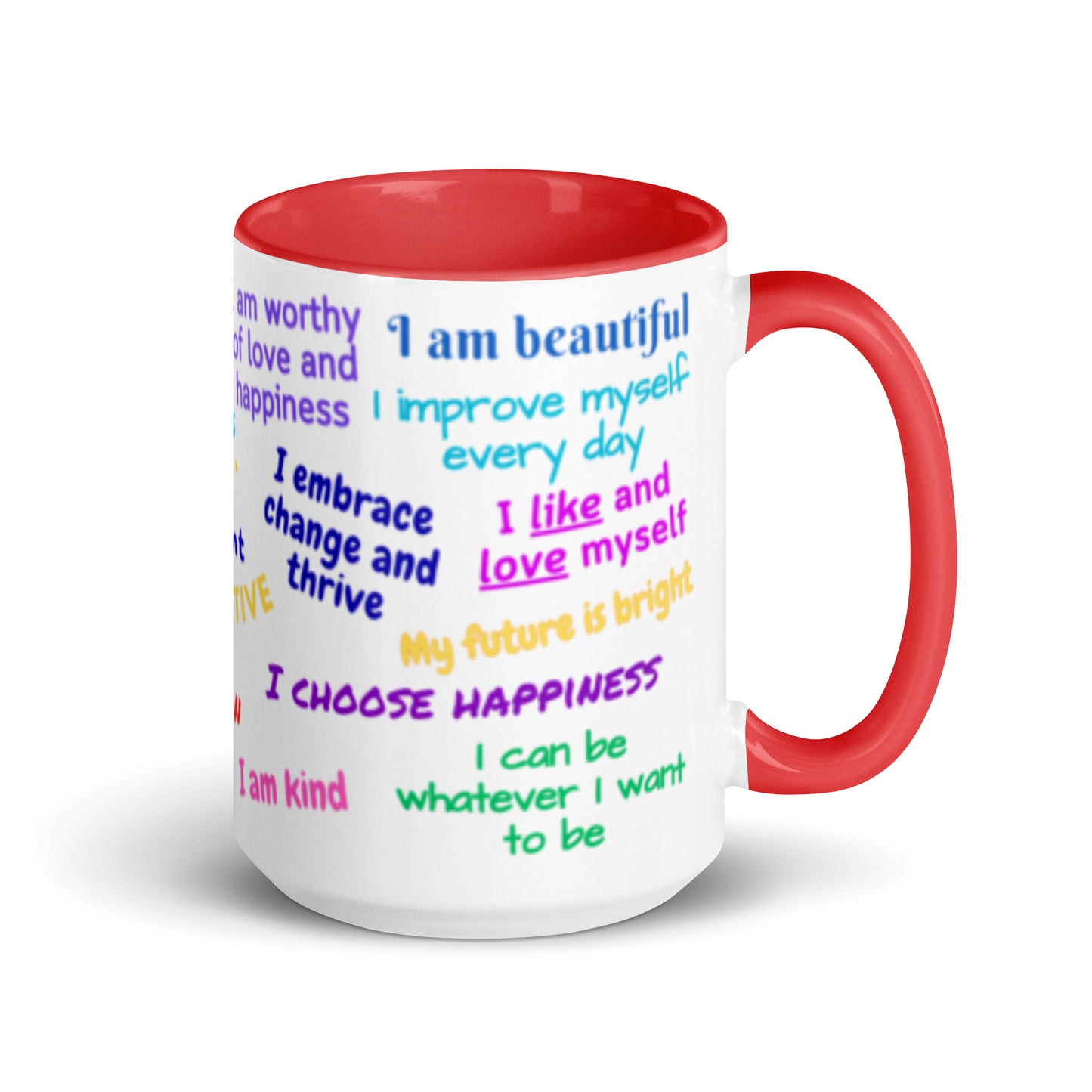 Mug with Color Inside - Daily Affirmations