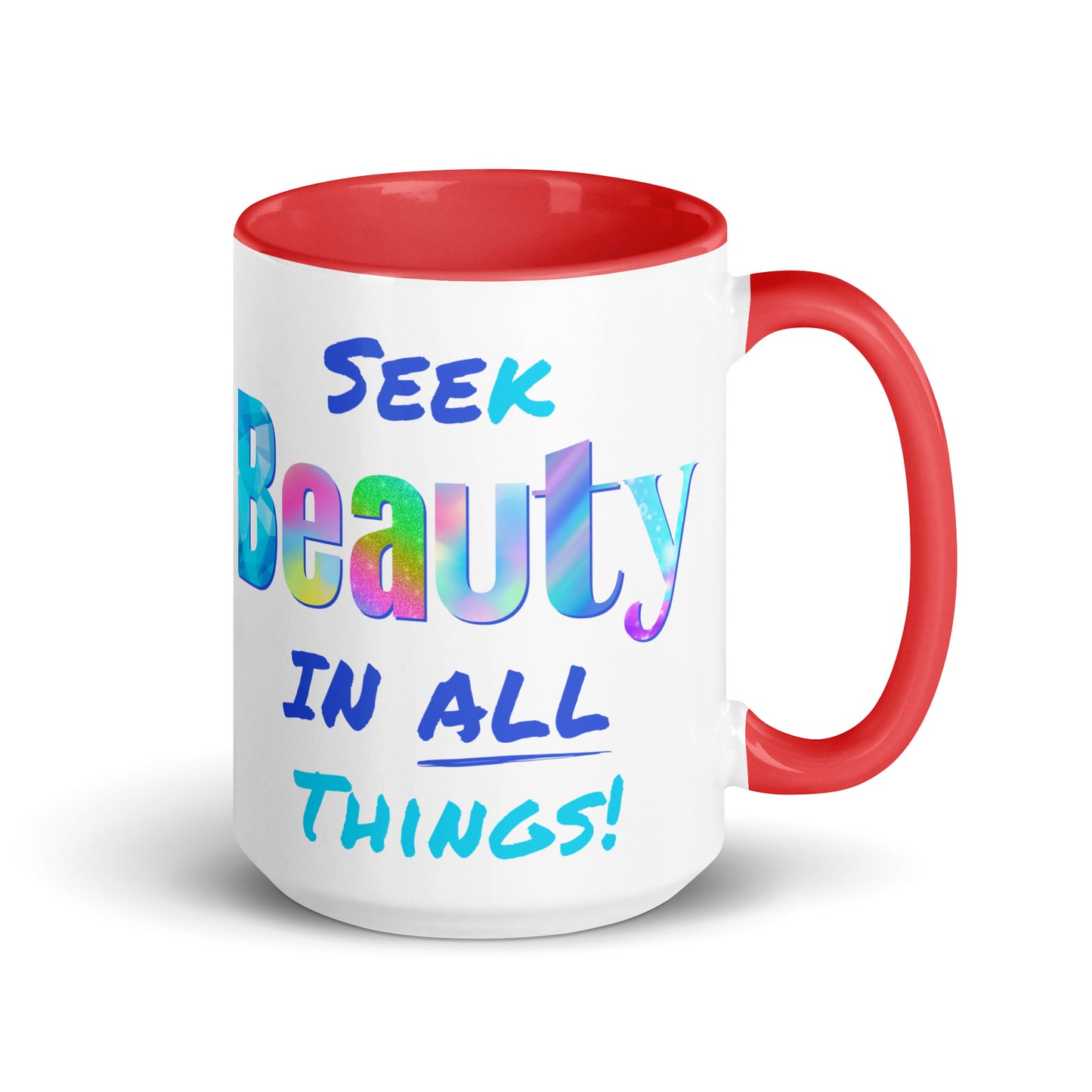 Mug with Color Inside - SeeK Beauty in All Things