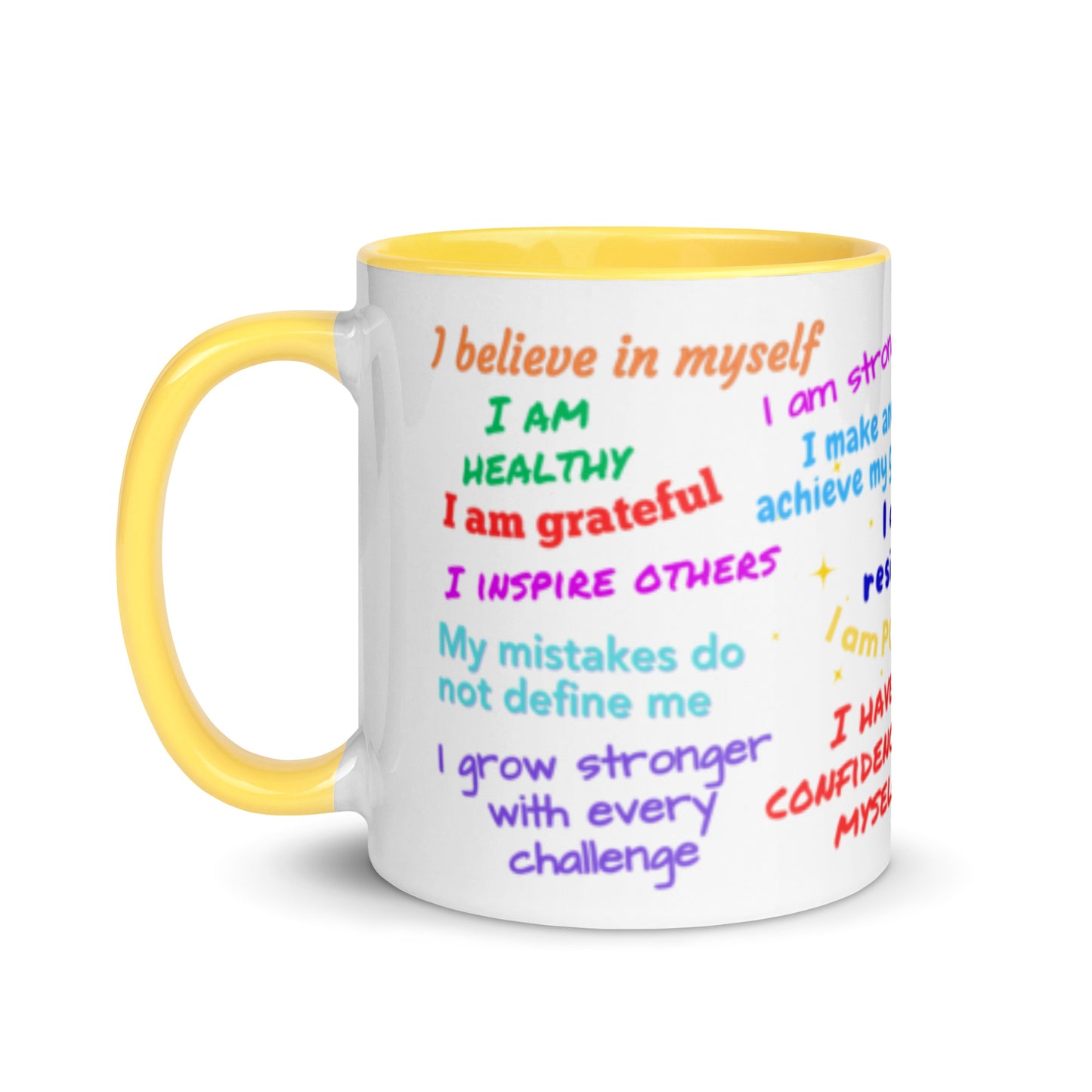 Mug with Color Inside - Daily Affirmations