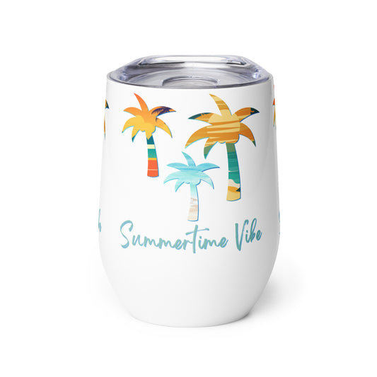 Wine Tumbler - Summertime Vibe